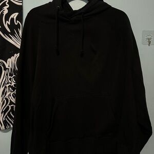 Men's Black Hoodie Sweater